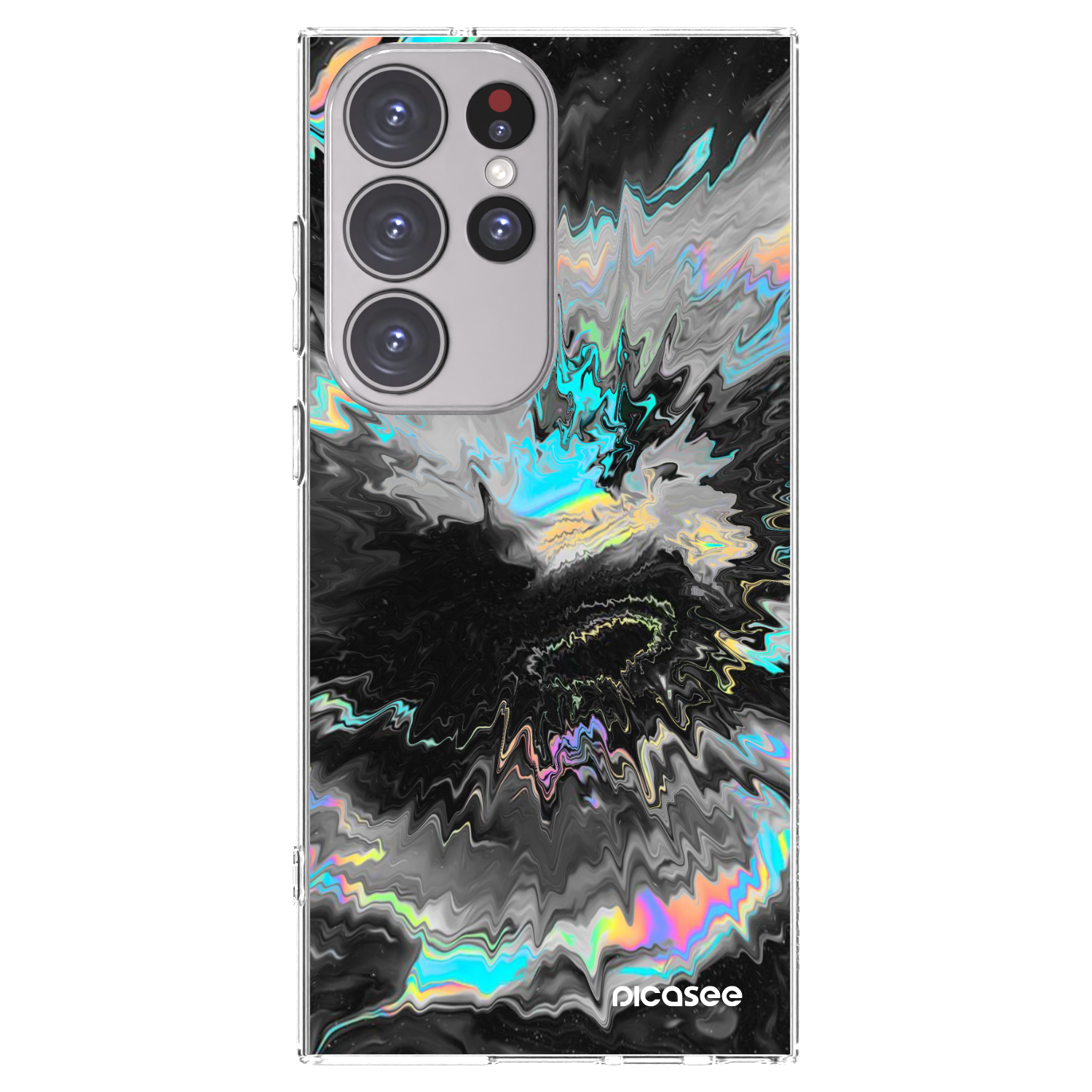 Picasee silikonski prozorni ovitek za Samsung Galaxy S23 Ultra 5G - Magnetic