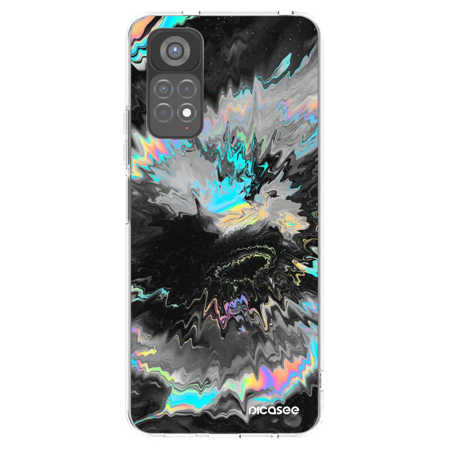 Picasee silikonski prozorni ovitek za Xiaomi Redmi Note 11S 5G - Magnetic