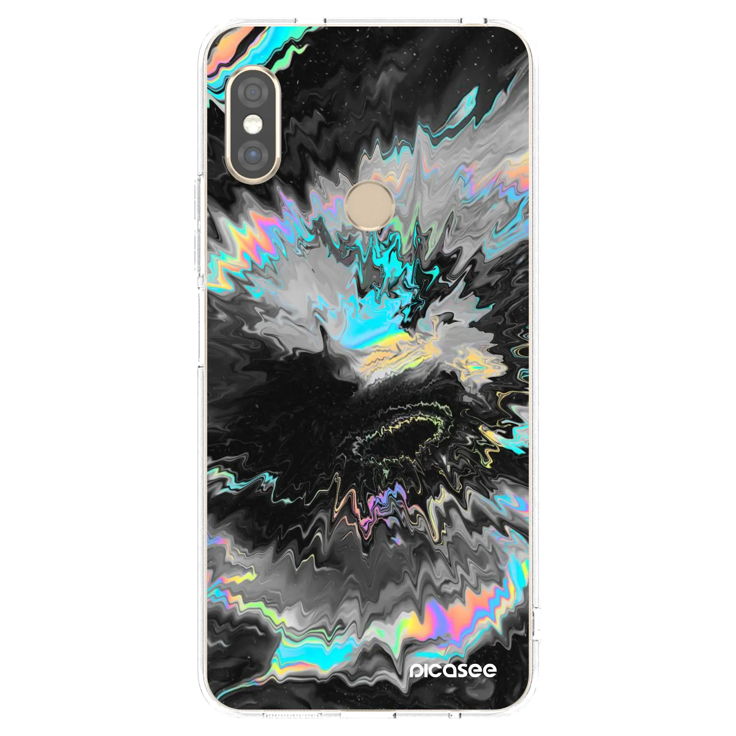 Picasee silikonski prozorni ovitek za Xiaomi Redmi Note 5 Global - Magnetic