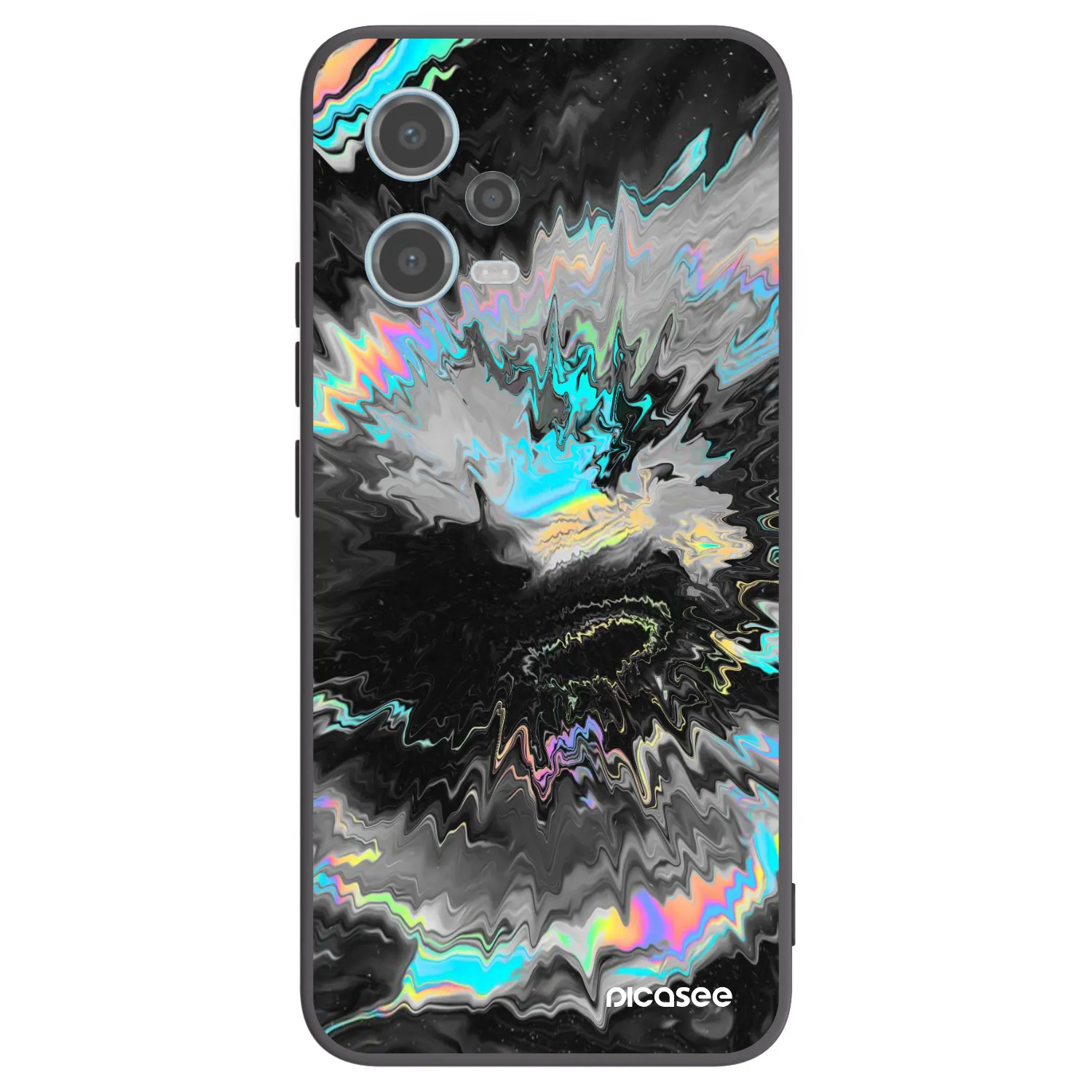 Picasee silikonski črni ovitek za Xiaomi Redmi Note 12 5G - Magnetic