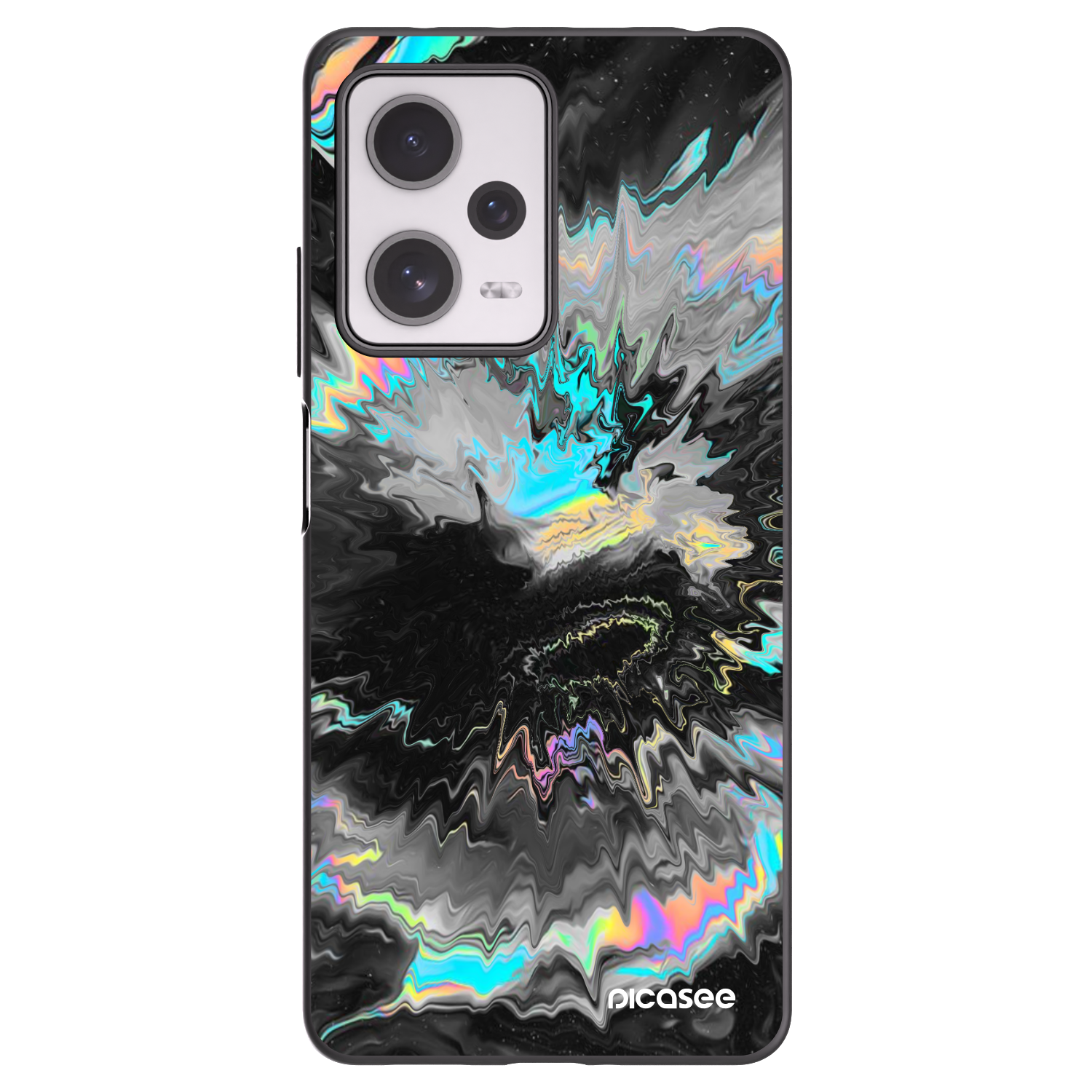 Picasee silikonski črni ovitek za Xiaomi Redmi Note 12 Pro+ 5G - Magnetic