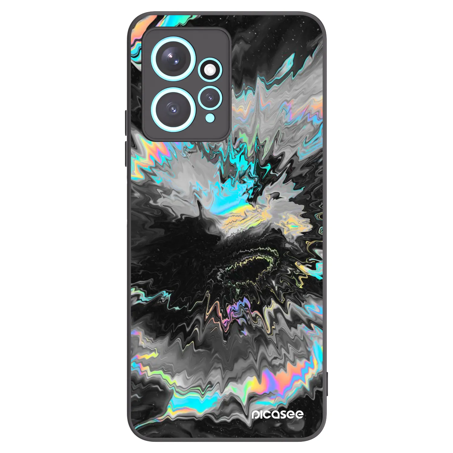 Picasee silikonski črni ovitek za Xiaomi Redmi Note 12 4G - Magnetic