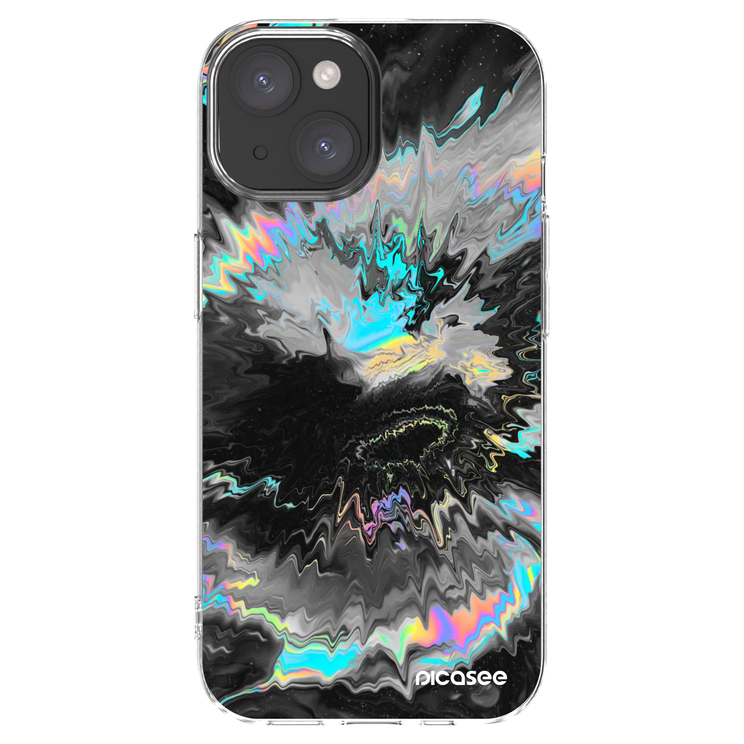 Picasee silikonski prozorni ovitek za Apple iPhone 15 - Magnetic