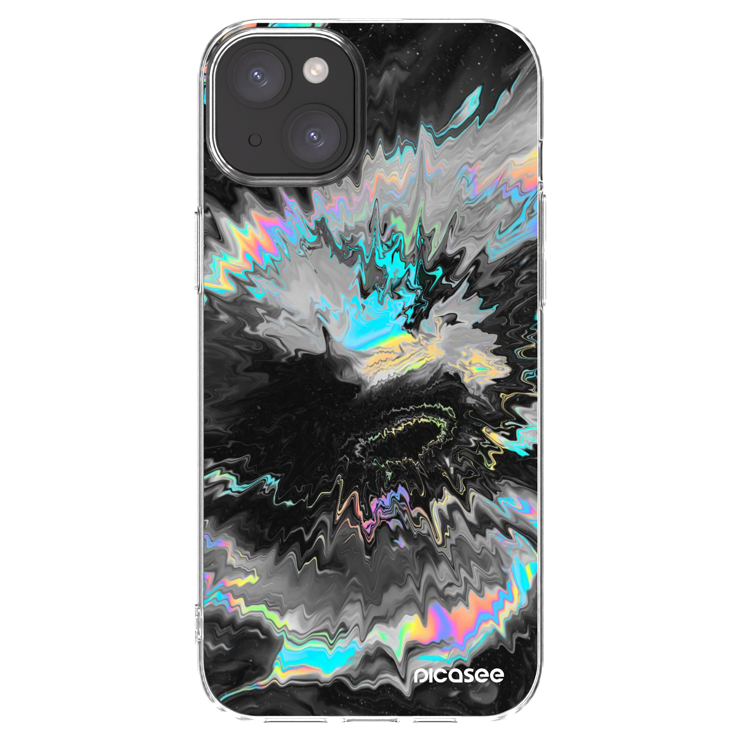 Picasee silikonski prozorni ovitek za Apple iPhone 15 Plus - Magnetic