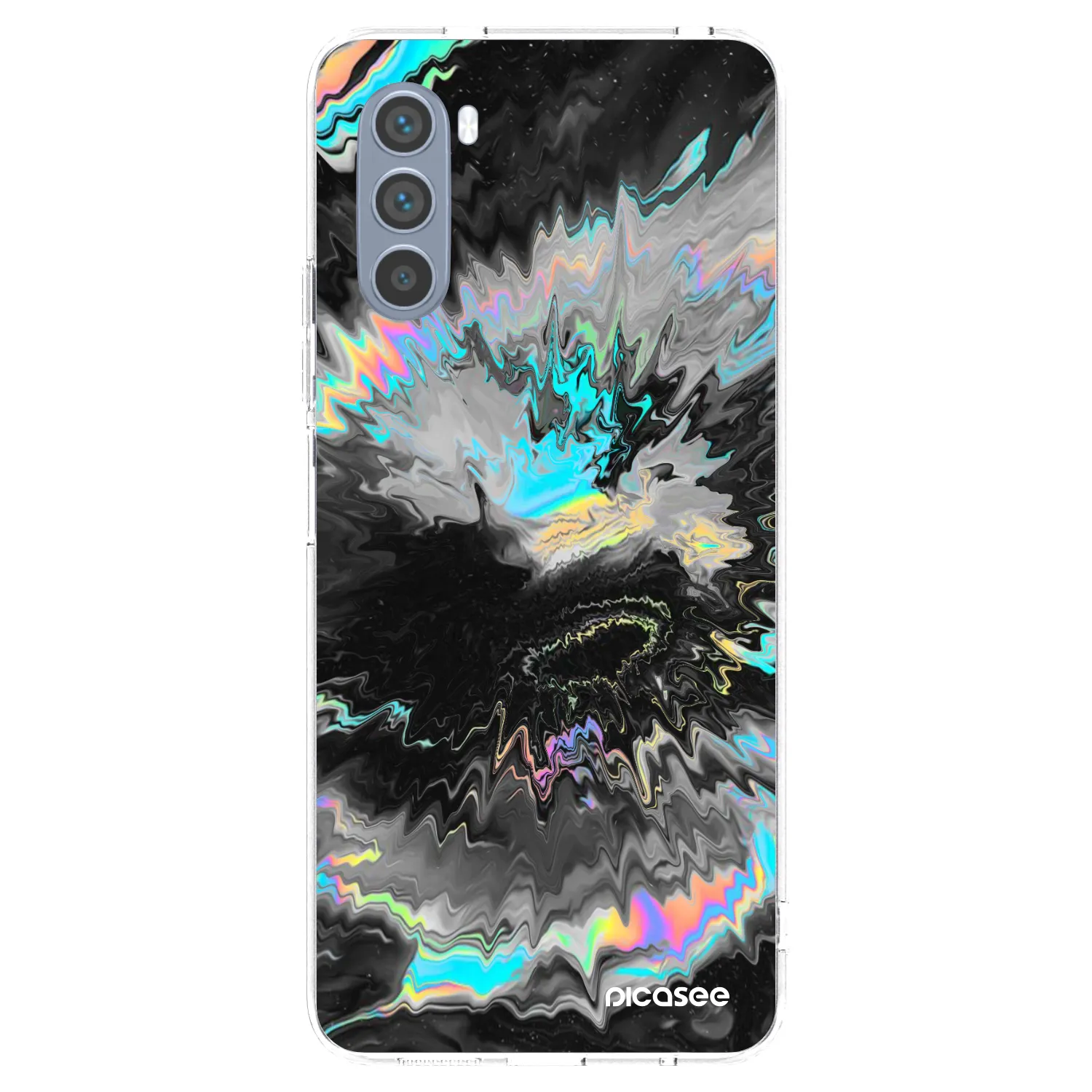 Picasee silikonski prozorni ovitek za Motorola Moto G62 - Magnetic