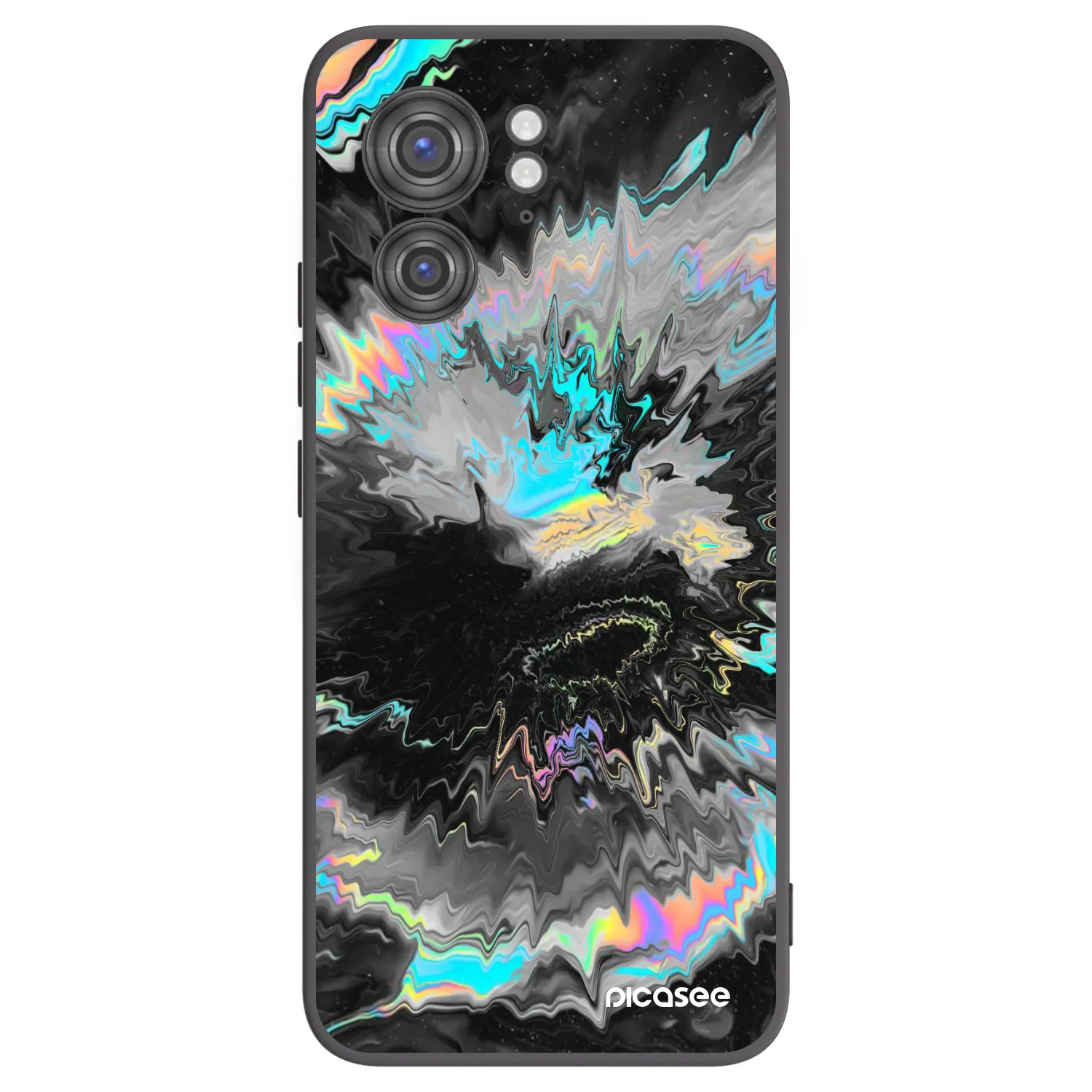 Picasee silikonski črni ovitek za Motorola Edge 40 - Magnetic