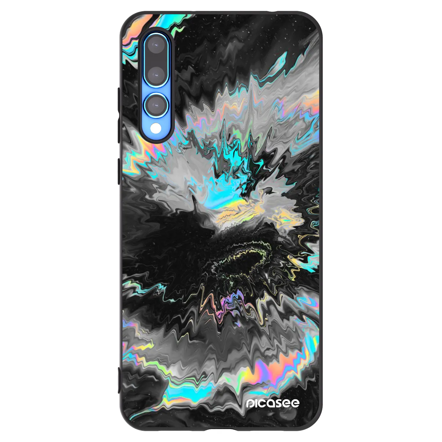 Picasee silikonski črni ovitek za Huawei P20 Pro - Magnetic
