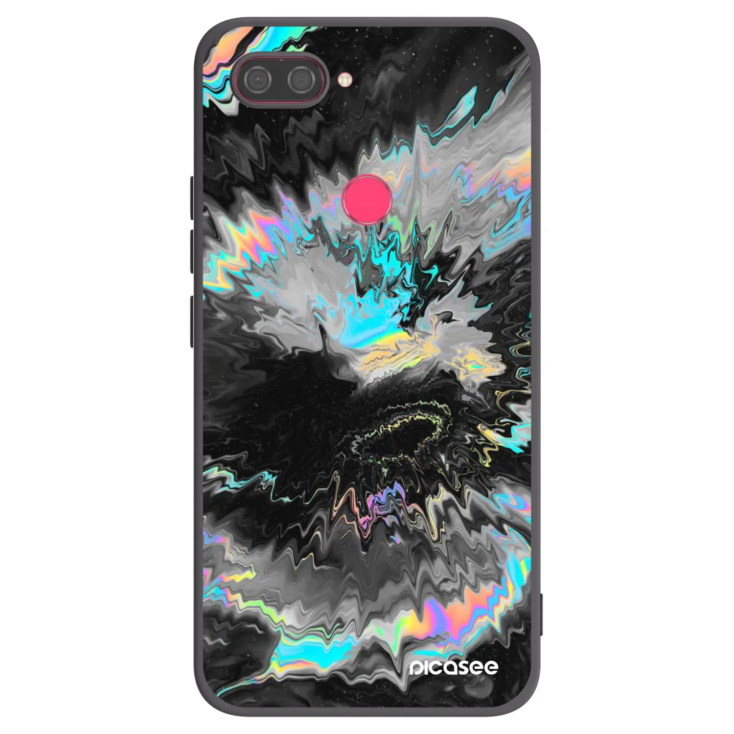 Picasee silikonski črni ovitek za Xiaomi Mi 8 Lite - Magnetic