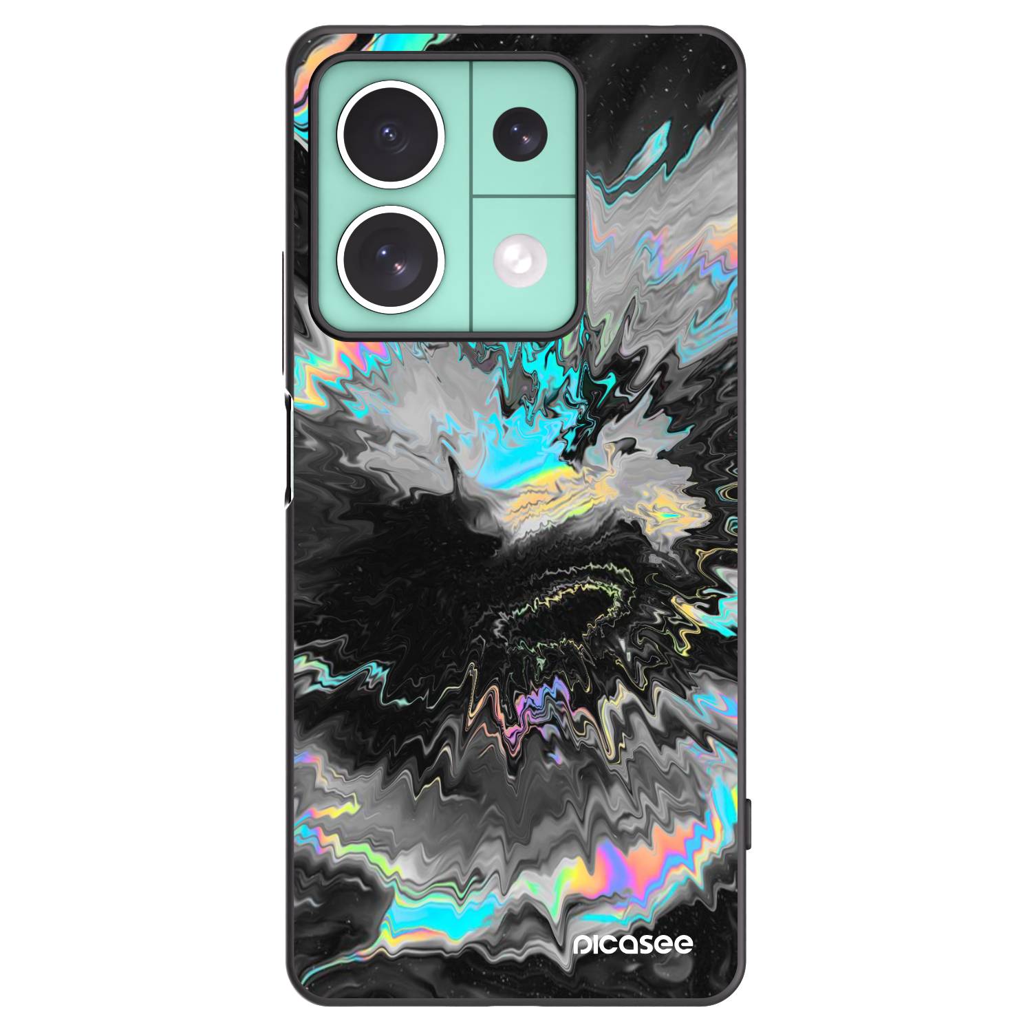 Picasee silikonski črni ovitek za Xiaomi Redmi Note 13 5G - Magnetic