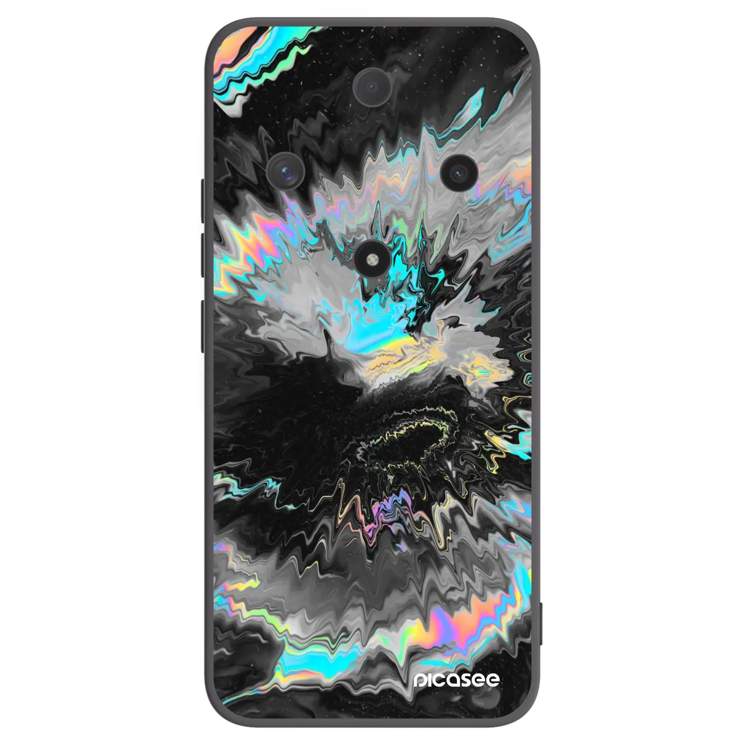 Picasee silikonski črni ovitek za Honor Magic6 Lite 5G - Magnetic