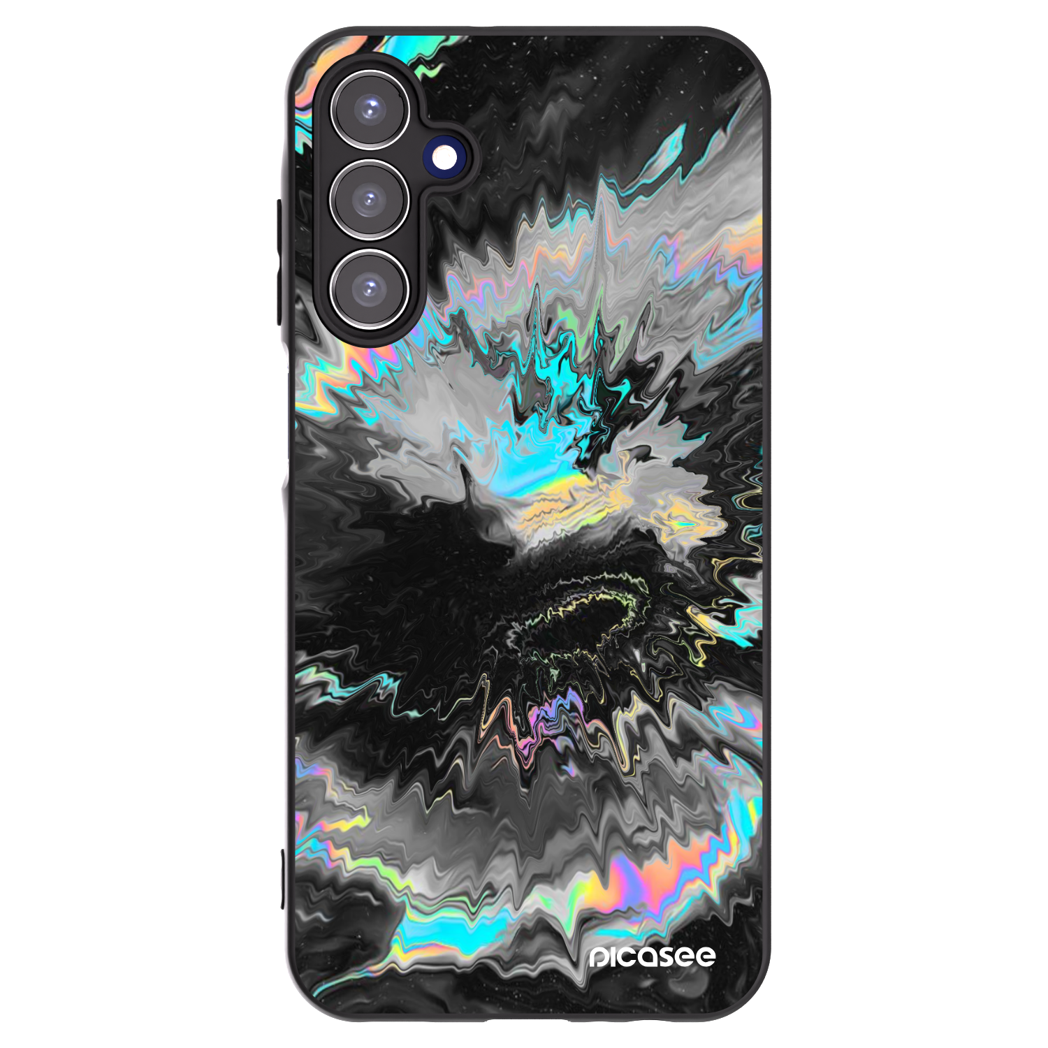 Picasee silikonski črni ovitek za Samsung Galaxy A15 A155F 4G - Magnetic