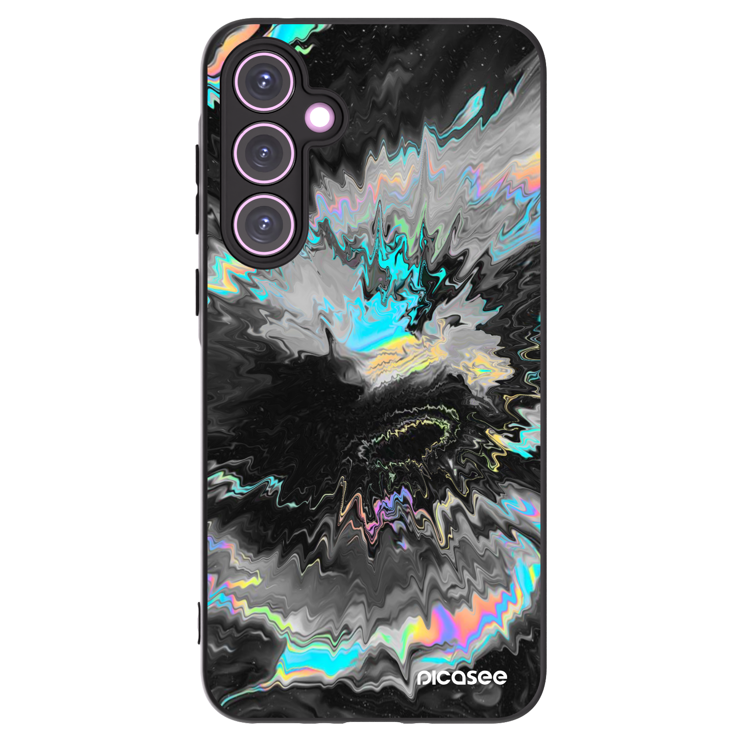 Picasee silikonski črni ovitek za Samsung Galaxy A35 5G A356B - Magnetic