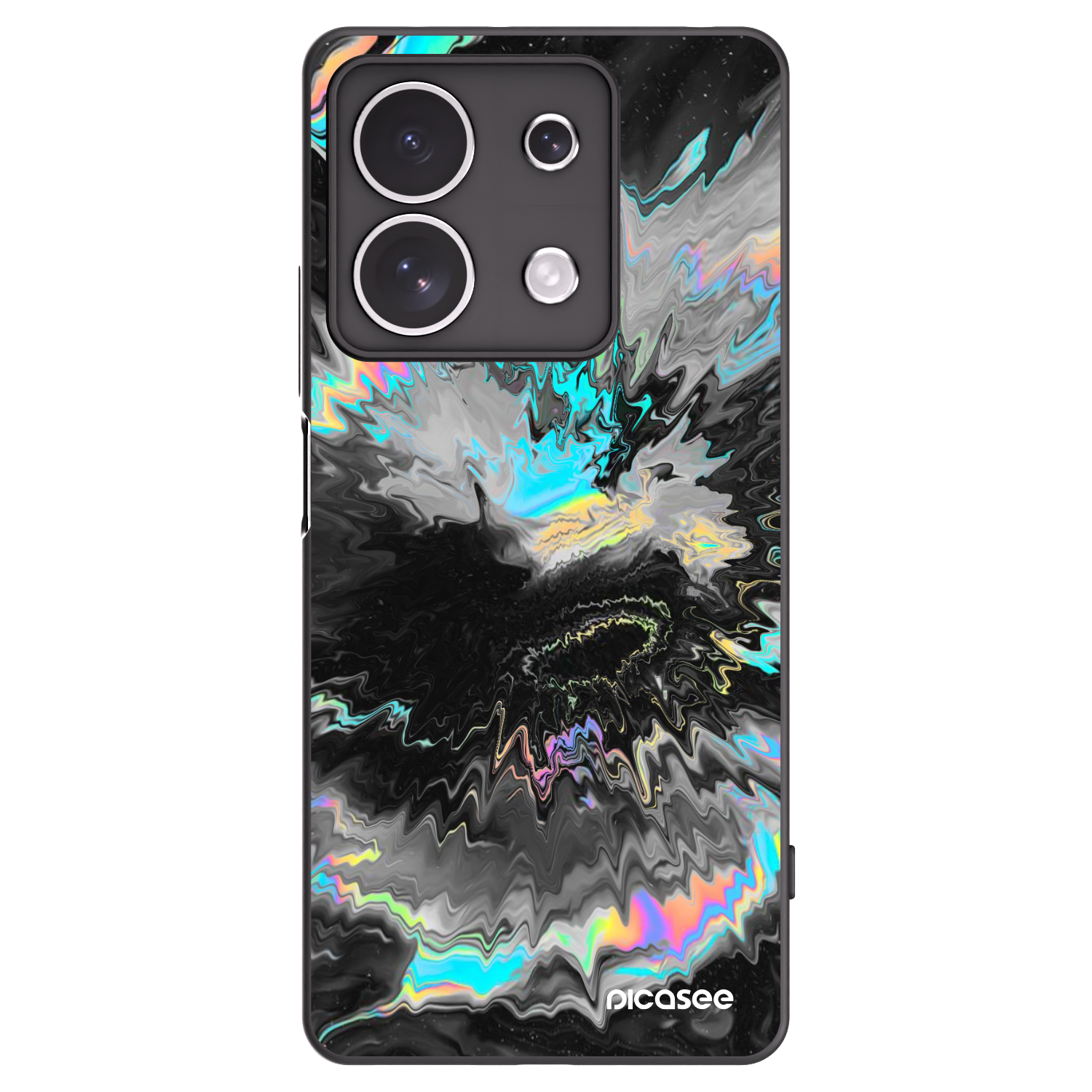 Picasee silikonski črni ovitek za Xiaomi Redmi Note 13 4G - Magnetic