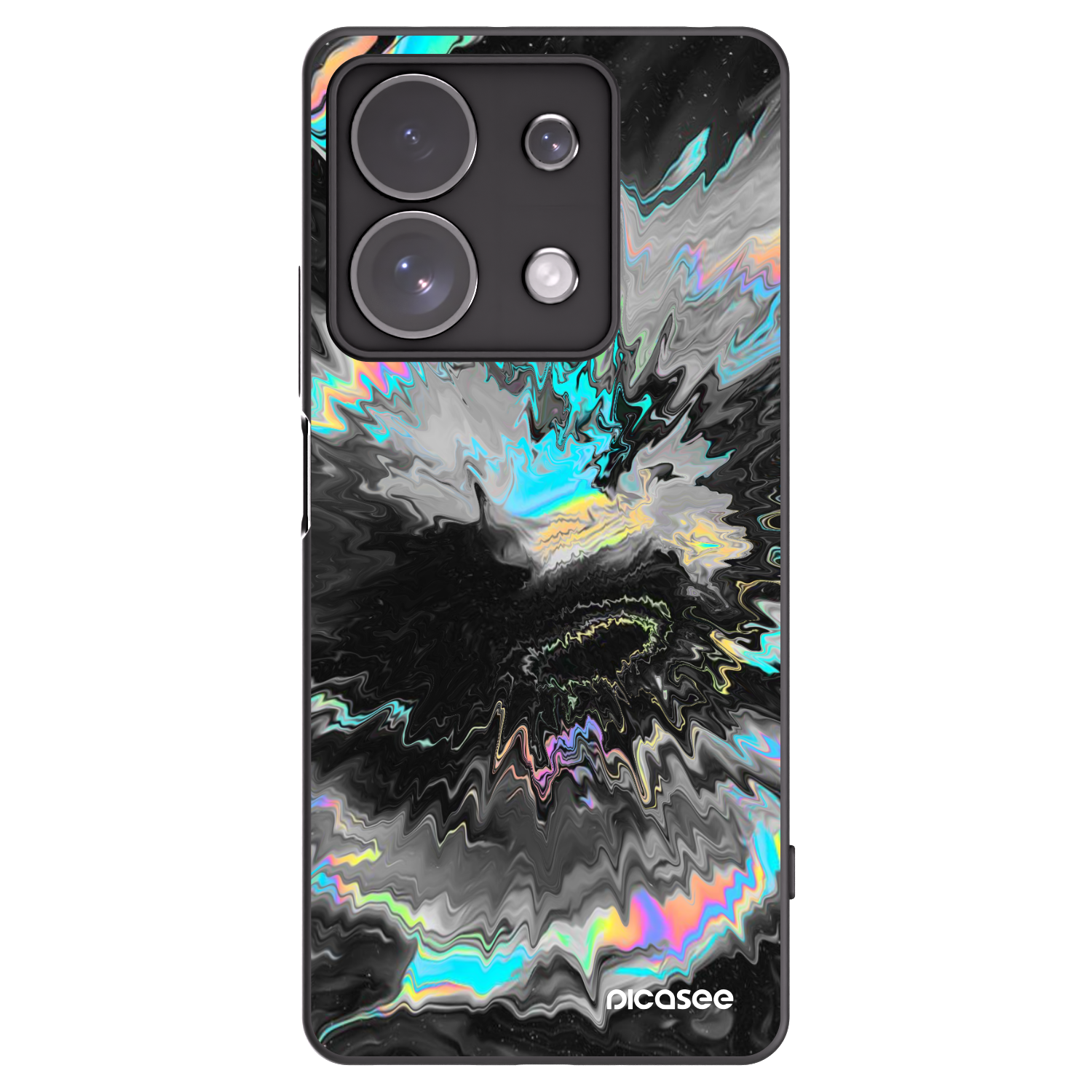 Picasee silikonski črni ovitek za Xiaomi Redmi Note 13 Pro 4G - Magnetic