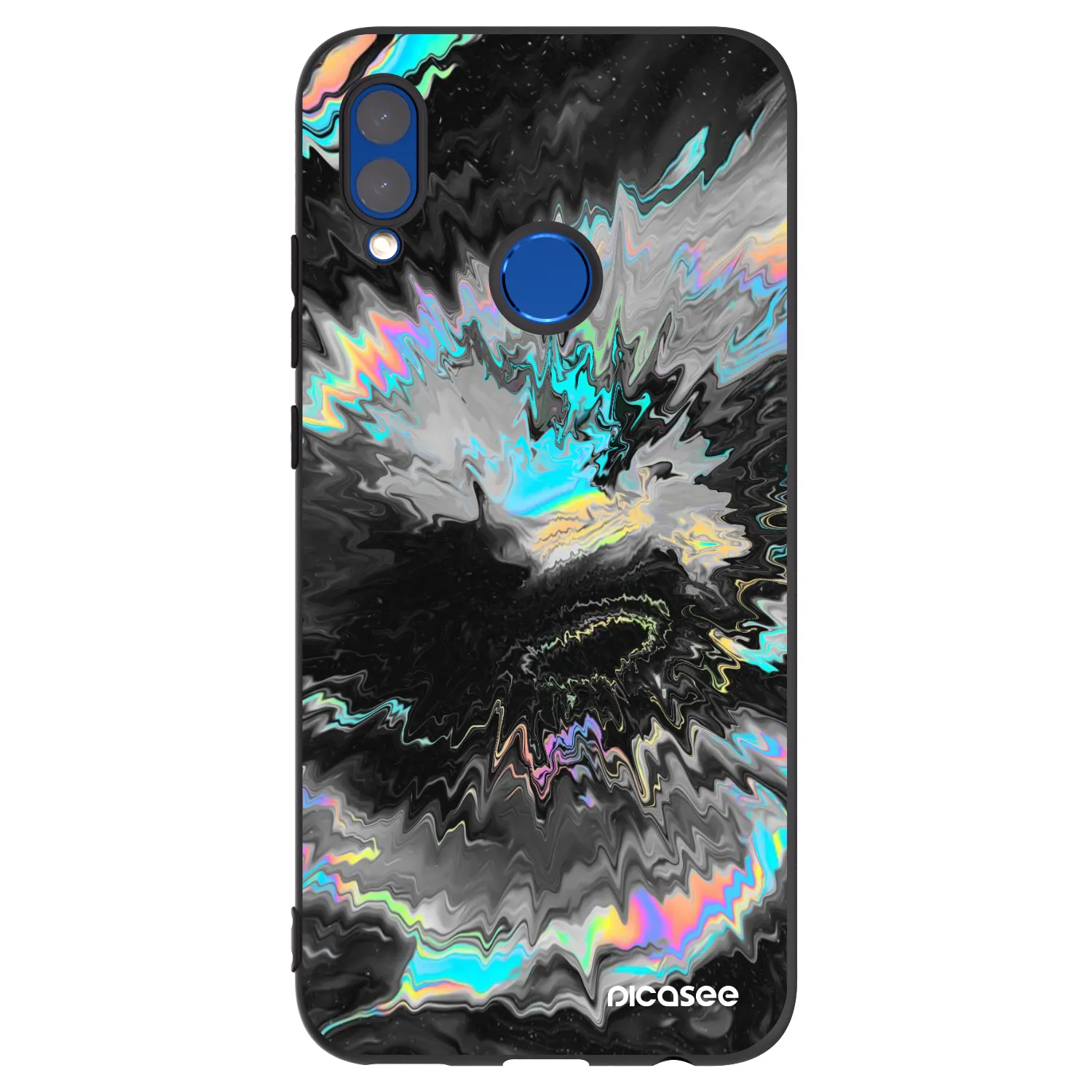 Picasee silikonski črni ovitek za Honor 10 Lite - Magnetic