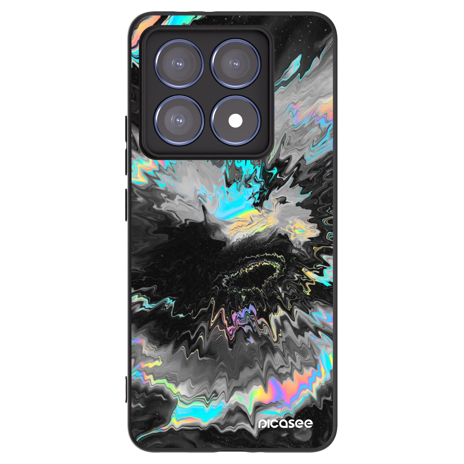 Picasee silikonski črni ovitek za Xiaomi 14T Pro - Magnetic