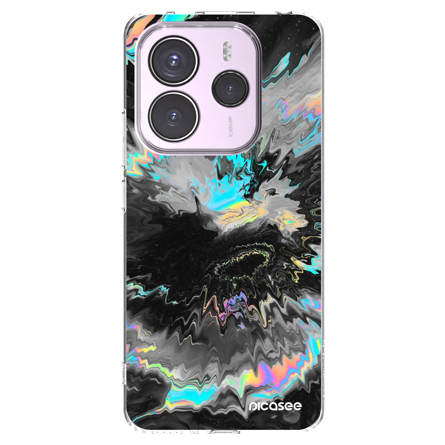 Picasee silikonski prozorni ovitek za Xiaomi Redmi Note 14 5G - Magnetic