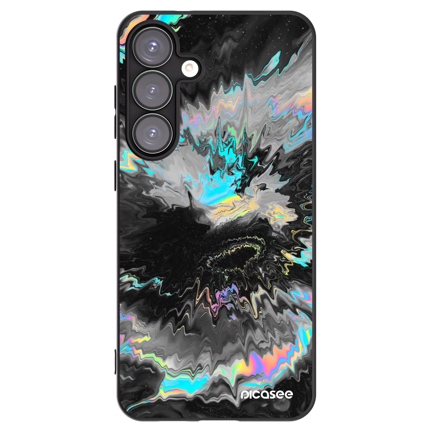 Picasee silikonski črni ovitek za Samsung Galaxy S25+ 5G - Magnetic