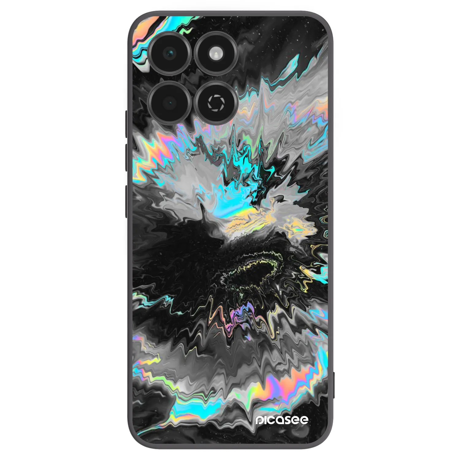 Picasee silikonski črni ovitek za Honor 200 Smart 5G - Magnetic