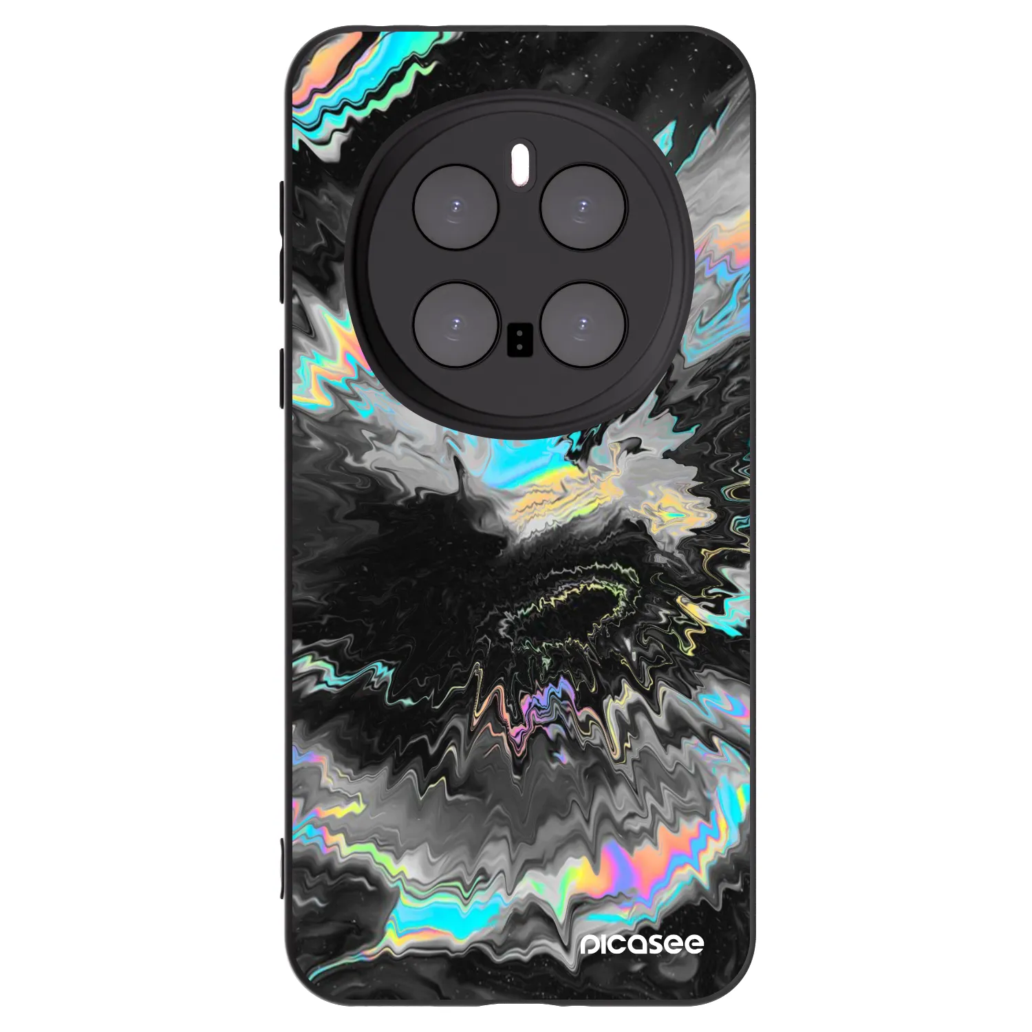 Picasee silikonski črni ovitek za Honor Magic7 Pro 5G - Magnetic