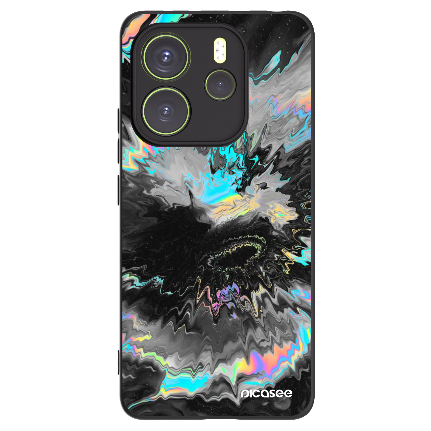 Picasee silikonski črni ovitek za Xiaomi Redmi Note 14 4G - Magnetic
