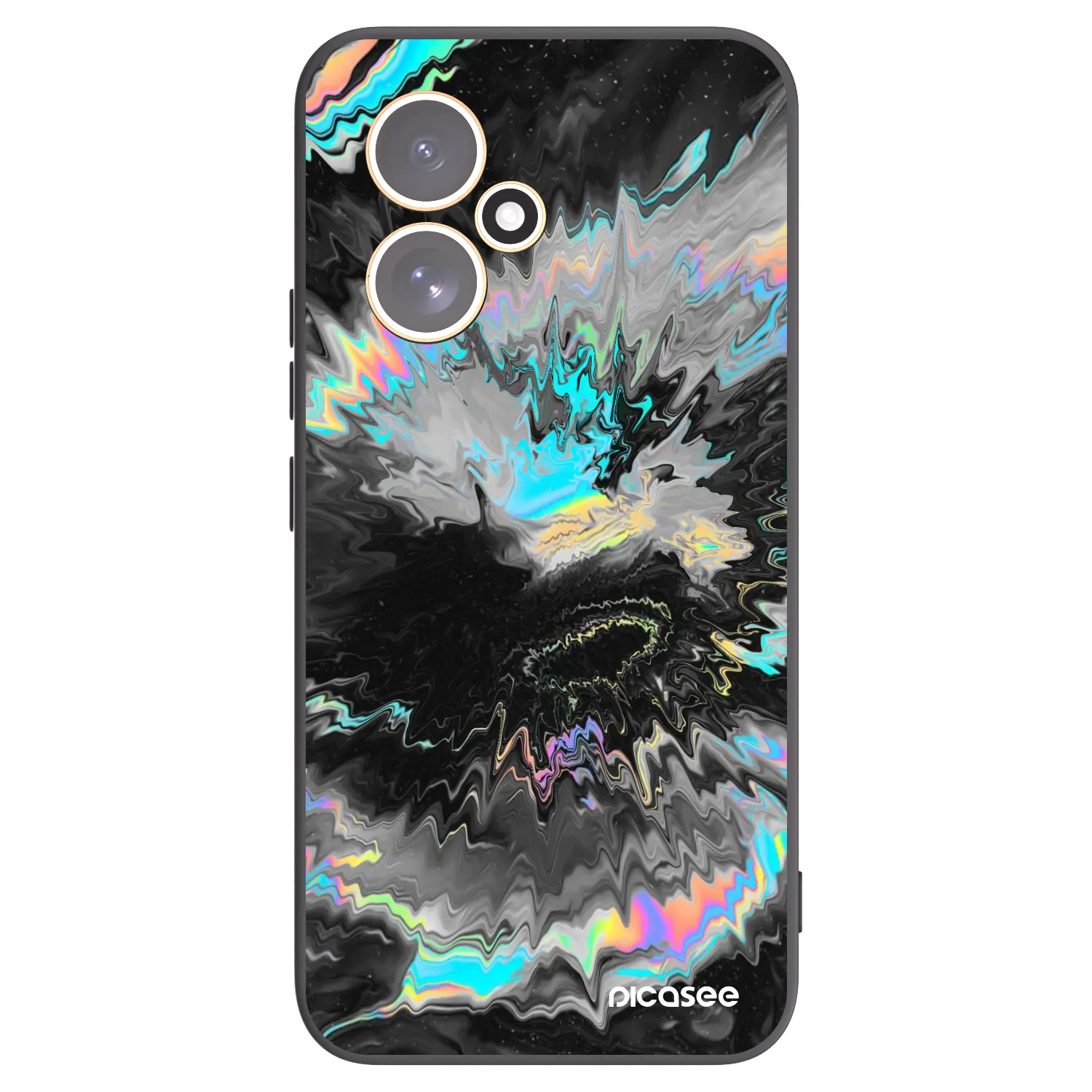 Picasee silikonski črni ovitek za Honor 400 5G - Magnetic