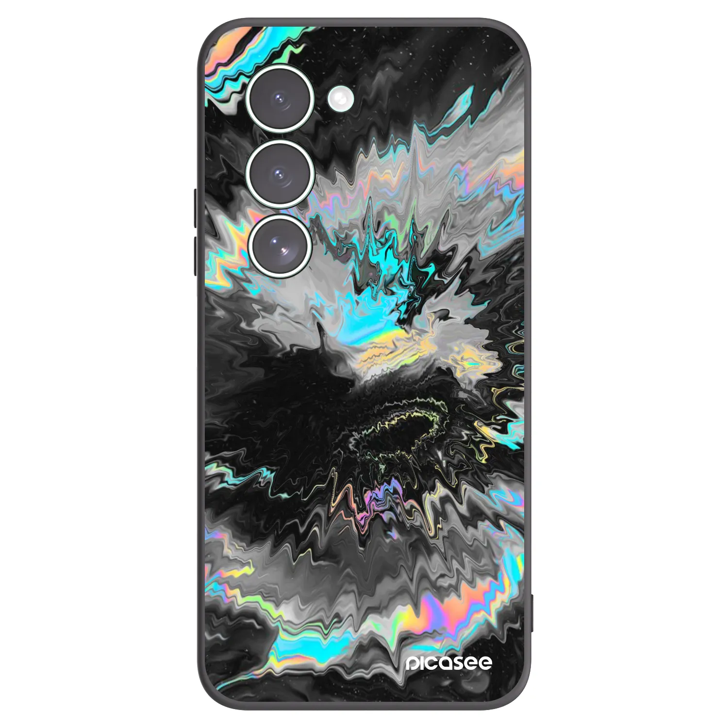 Picasee silikonski črni ovitek za Xiaomi Redmi 15 5G - Magnetic