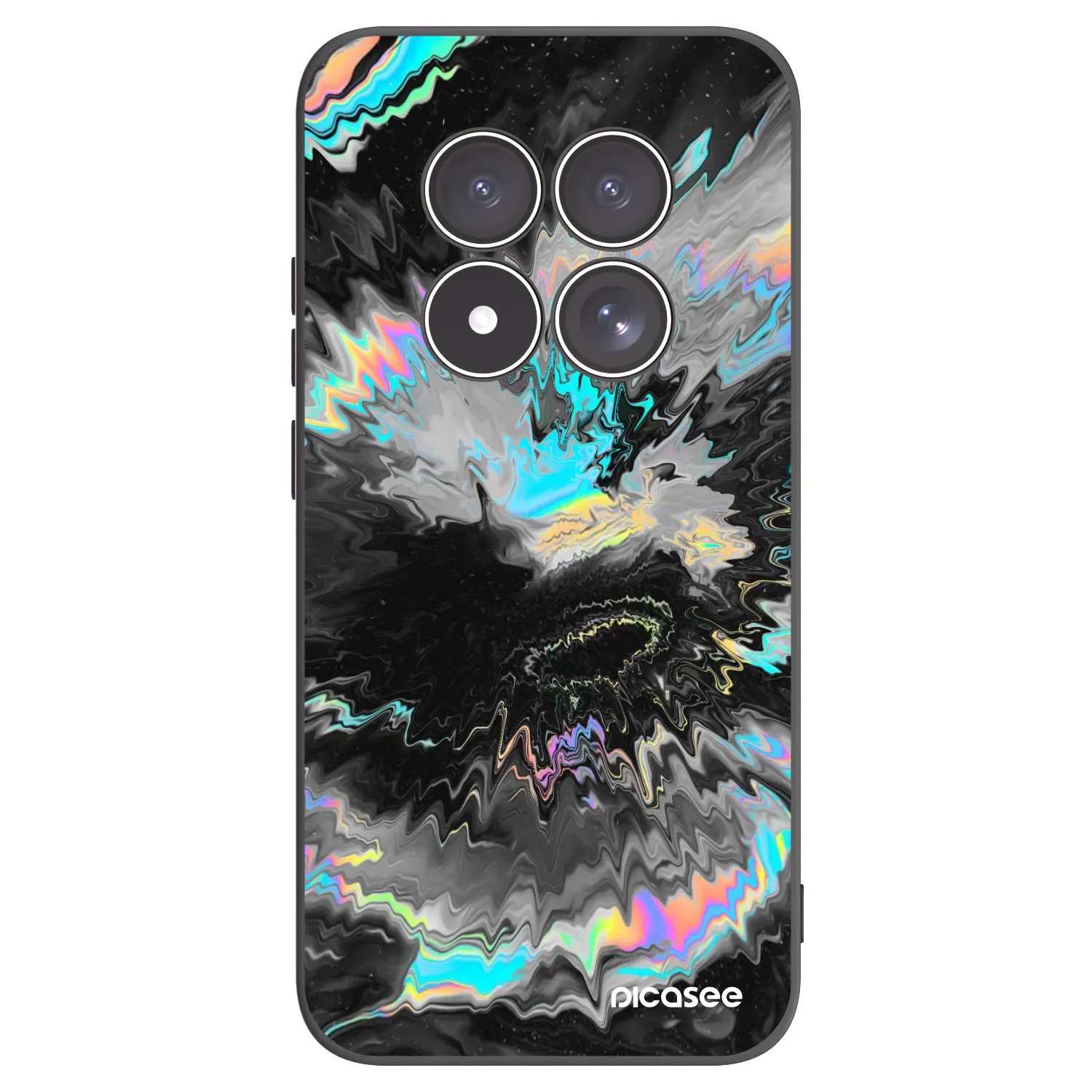 Picasee silikonski črni ovitek za Xiaomi Redmi Note 15 Pro 4G - Magnetic