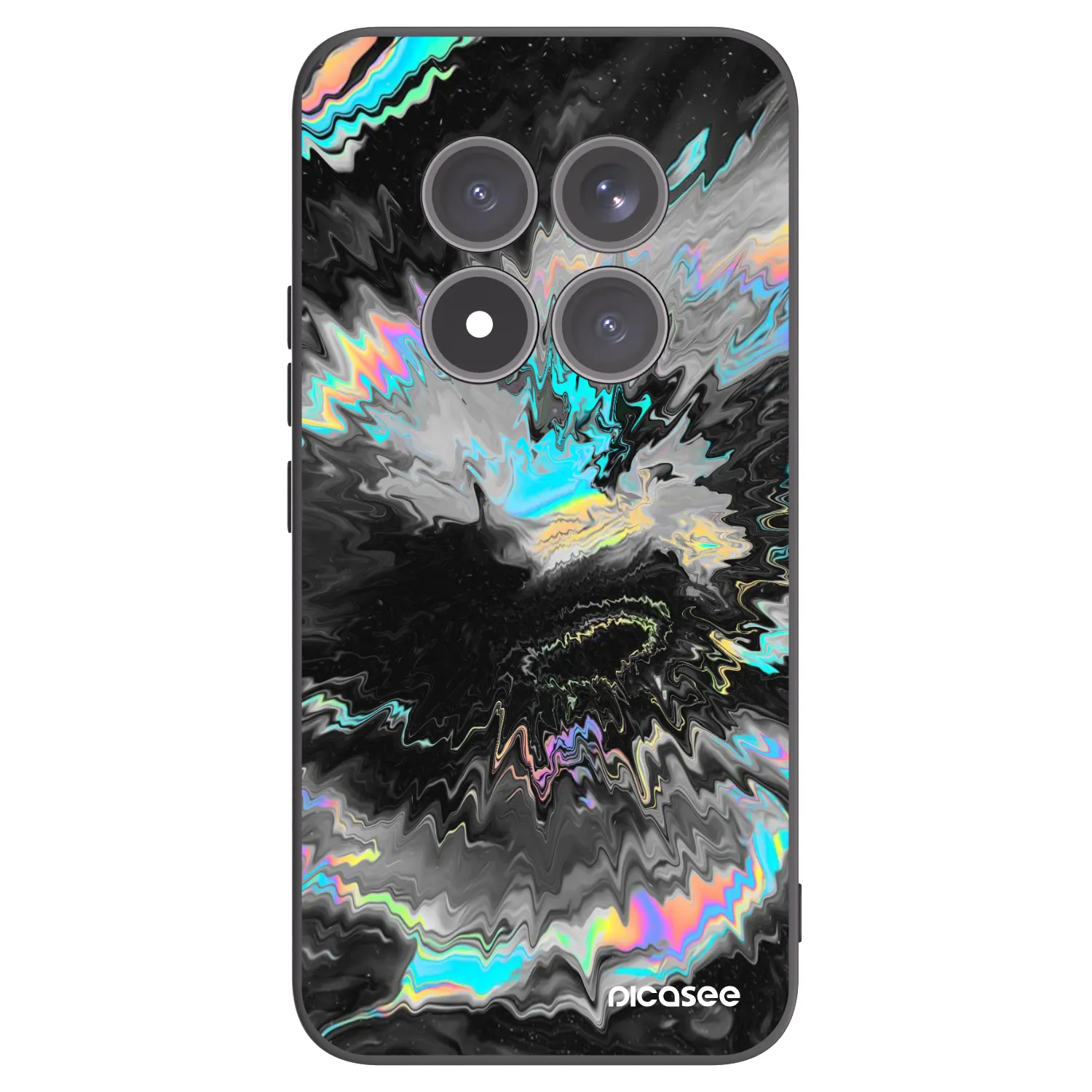 Picasee silikonski črni ovitek za Xiaomi Redmi Note 15 Pro+ - Magnetic