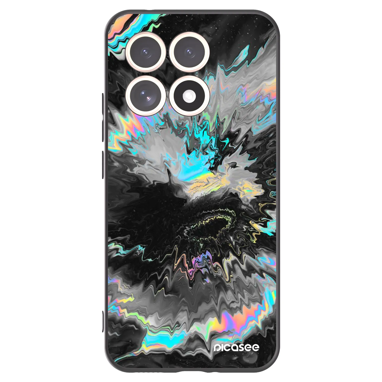 Picasee silikonski črni ovitek za Xiaomi 15T - Magnetic