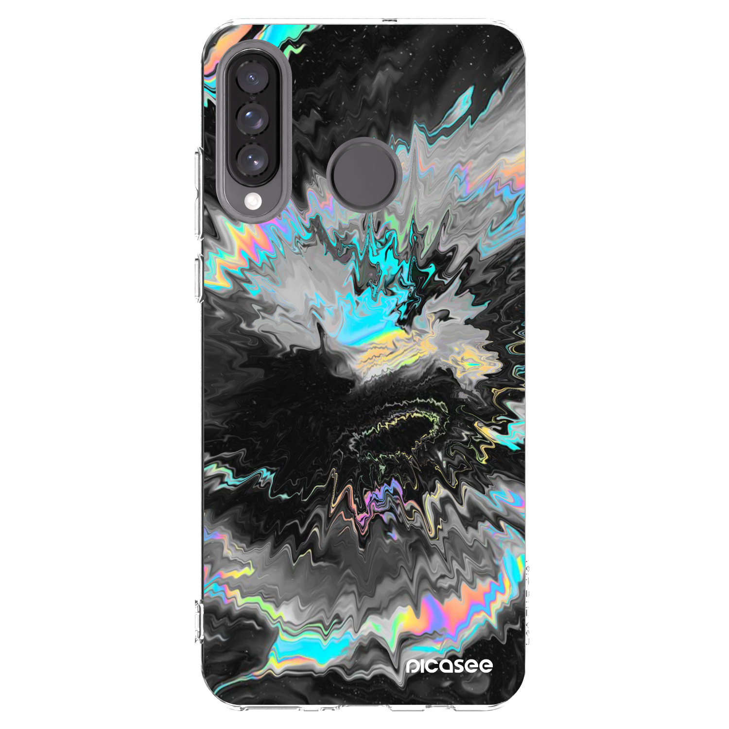 Picasee silikonski prozorni ovitek za Huawei P30 Lite - Magnetic