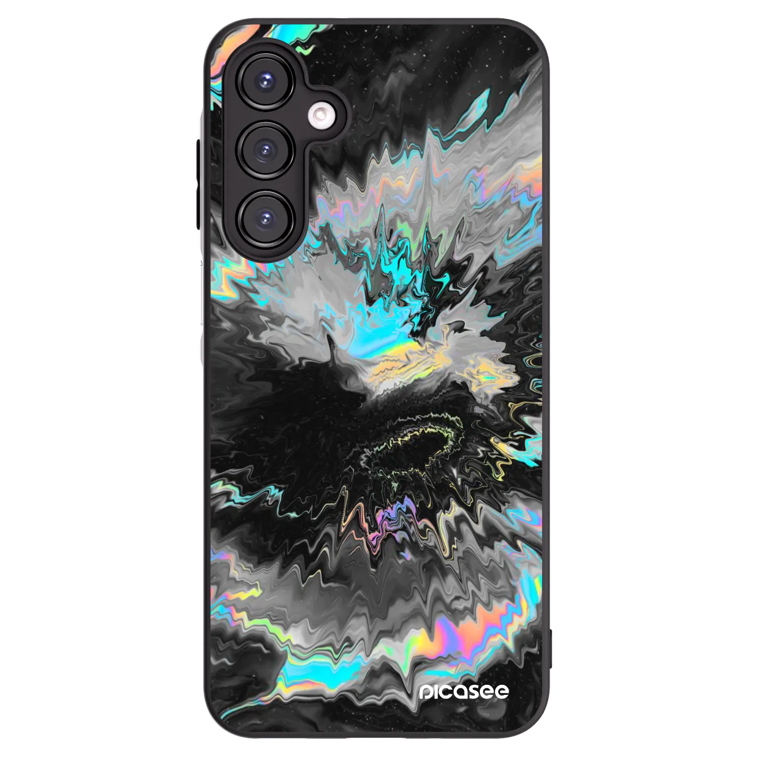 Picasee silikonski črni ovitek za Samsung Galaxy A16 4G - Magnetic