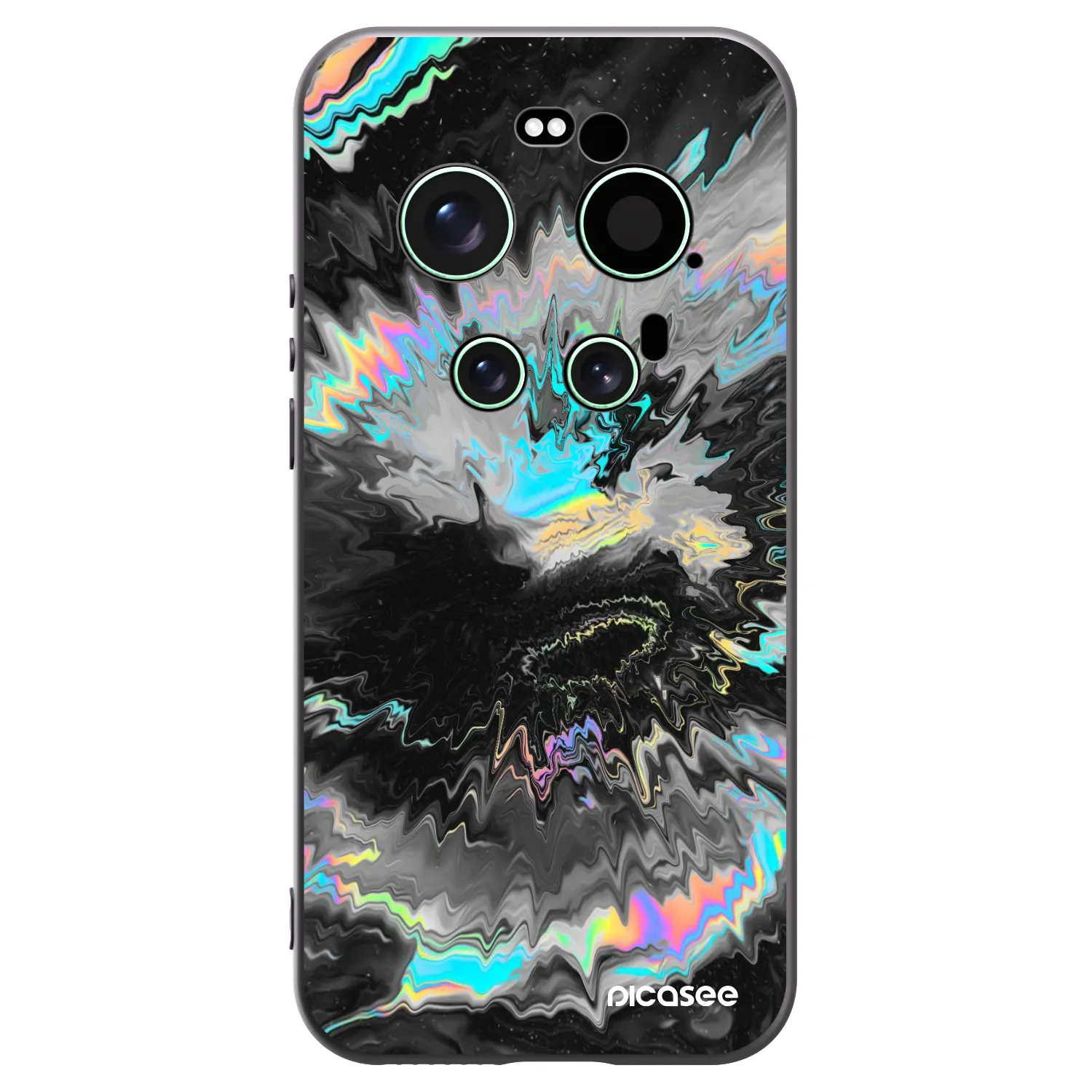 Picasee silikonski črni ovitek za Xiaomi 17 Ultra - Magnetic