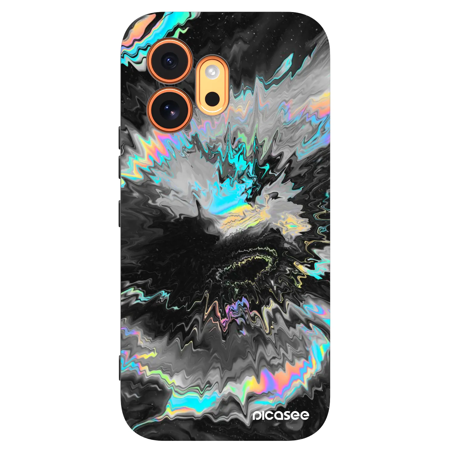 Picasee silikonski črni ovitek za Honor 600 - Magnetic