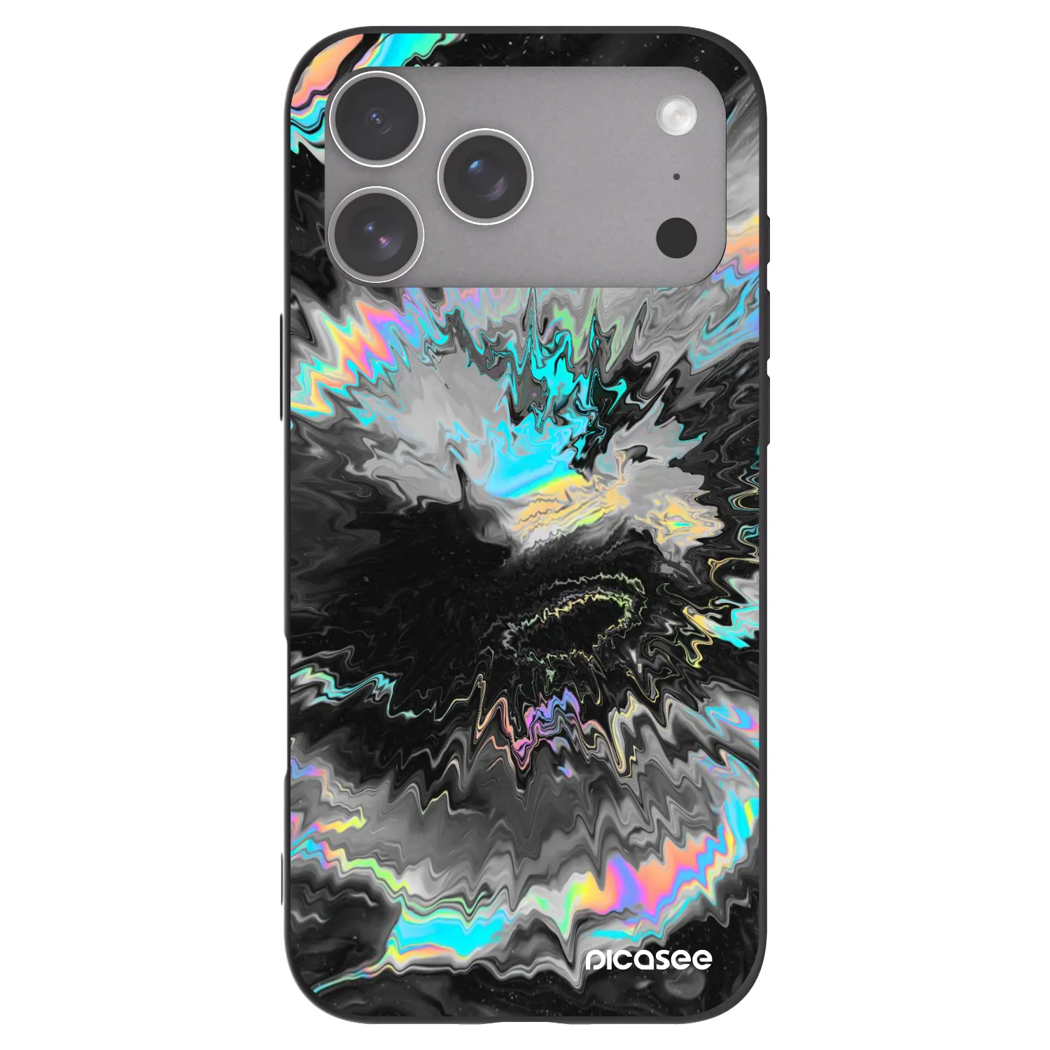 Picasee silikonski črni ovitek za Apple iPhone 18 Pro Max - Magnetic