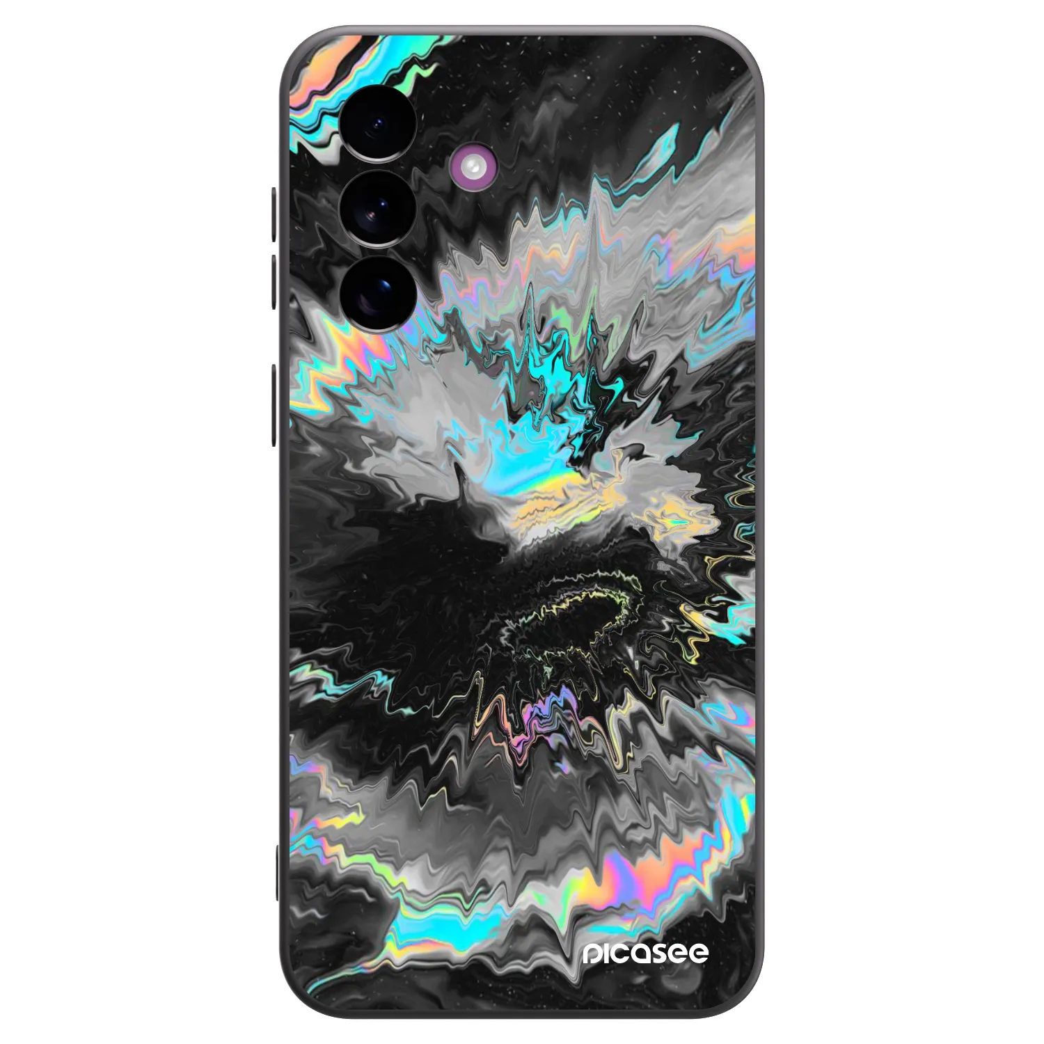 Picasee silikonski črni ovitek za Samsung Galaxy A37 - Magnetic