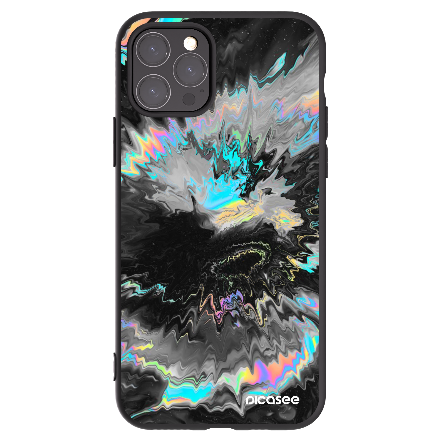 Picasee silikonski črni ovitek za Apple iPhone 11 Pro - Magnetic