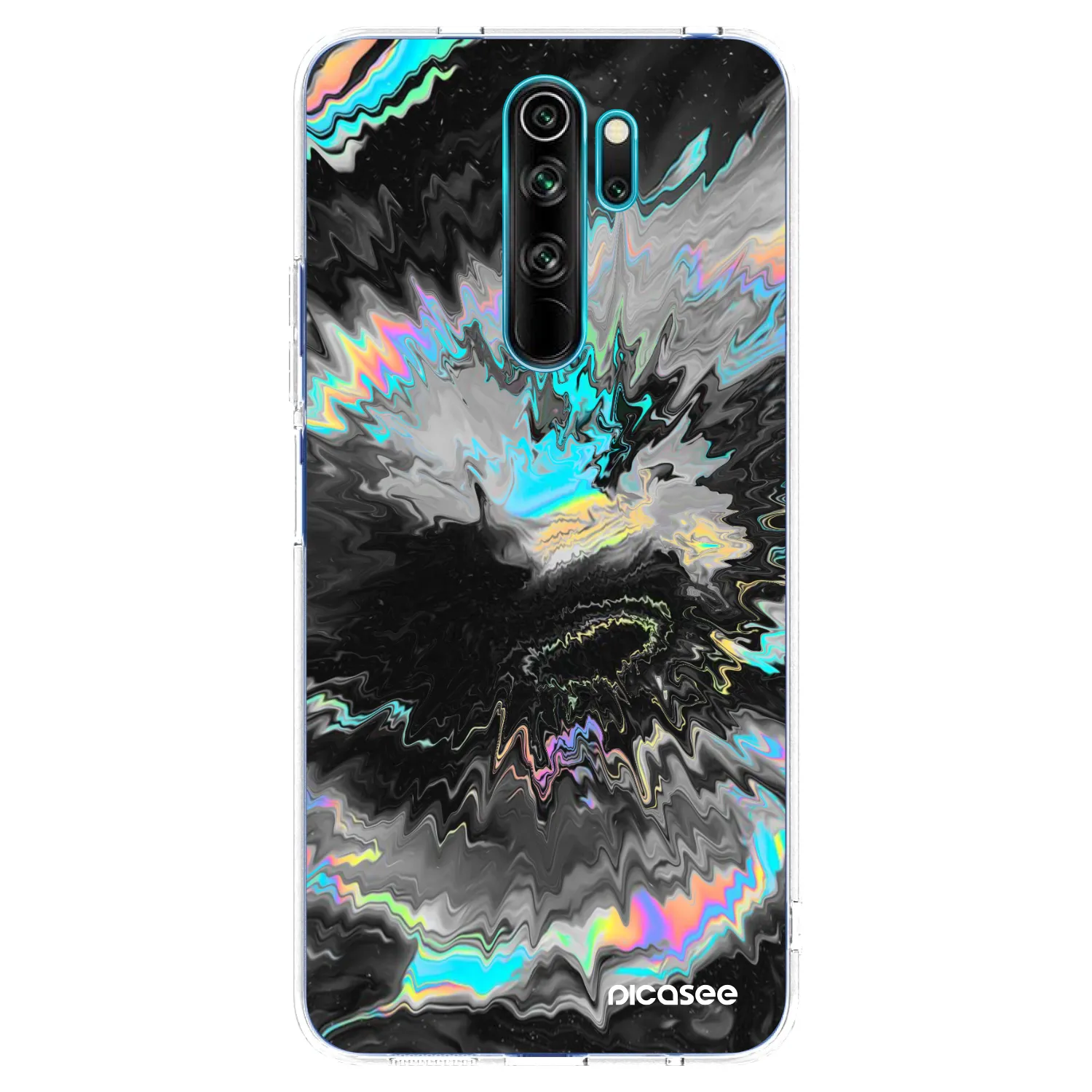 Picasee silikonski prozorni ovitek za Xiaomi Redmi Note 8 Pro - Magnetic