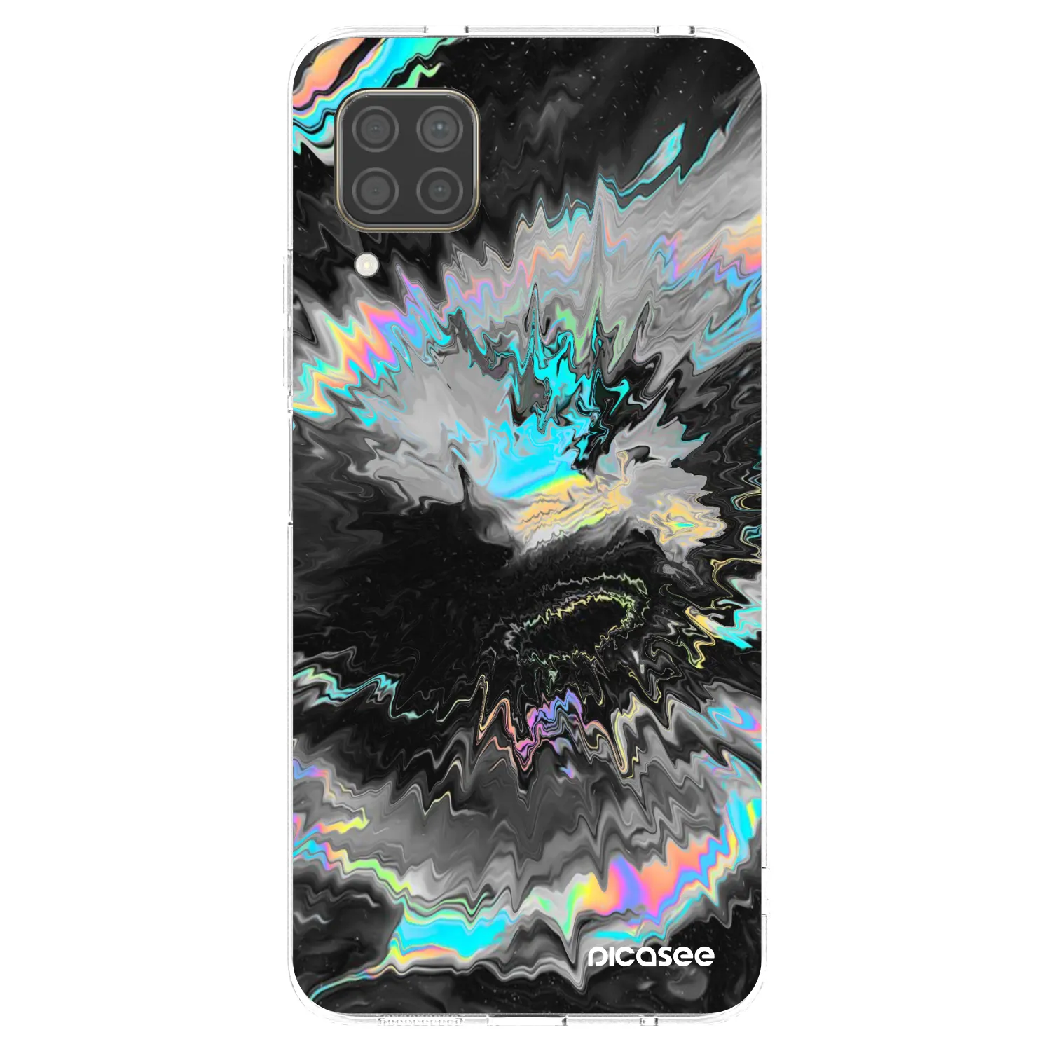 Picasee silikonski prozorni ovitek za Huawei P40 Lite - Magnetic