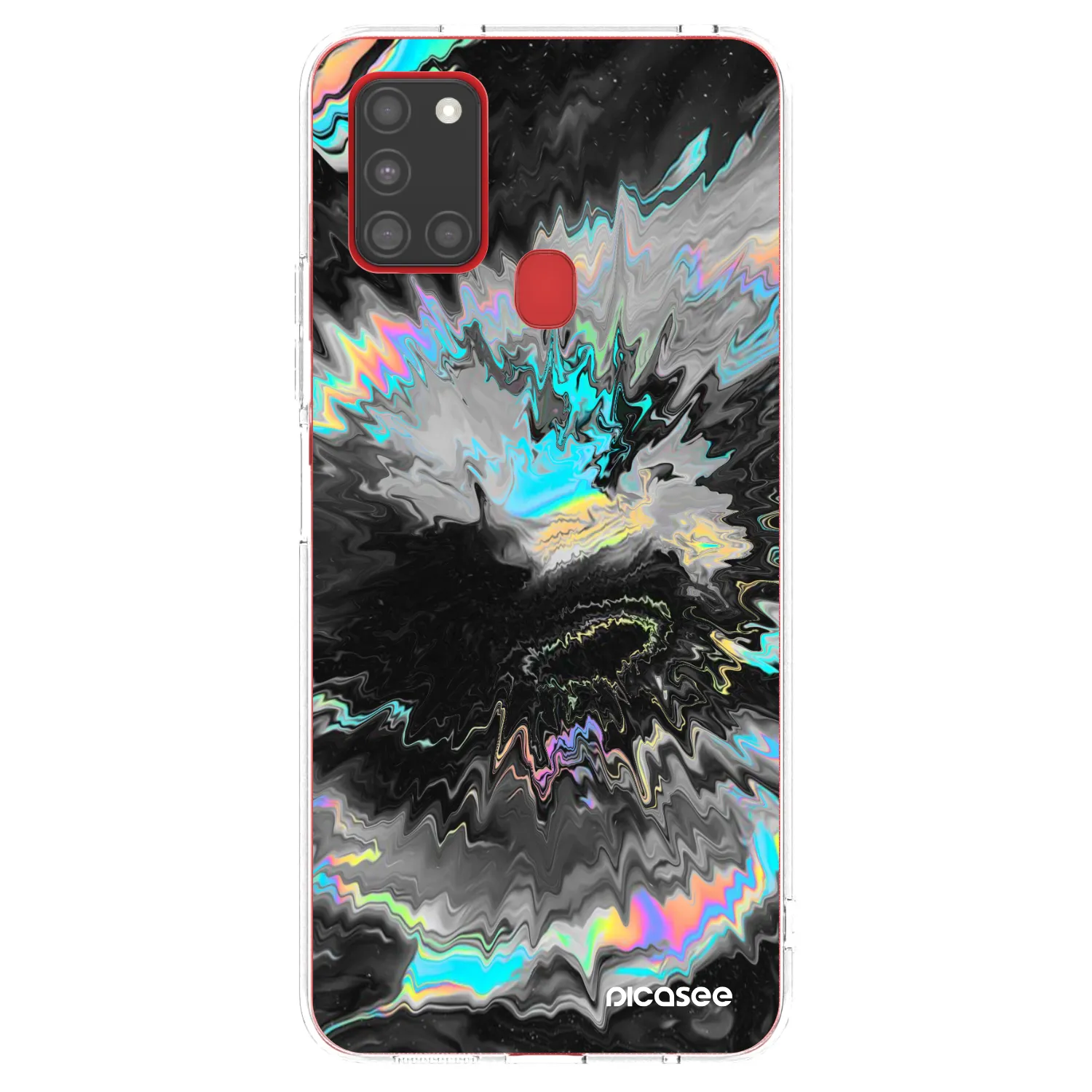 Picasee silikonski prozorni ovitek za Samsung Galaxy A21s - Magnetic