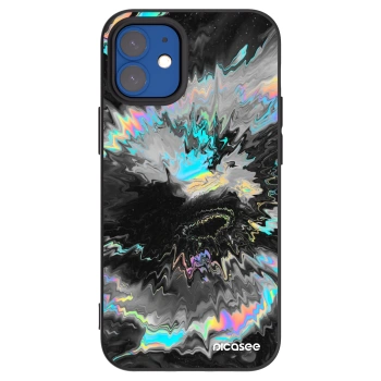 Picasee silikonski črni ovitek za Apple iPhone 12 mini - Magnetic