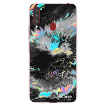 Picasee silikonski prozorni ovitek za Samsung Galaxy A20s - Magnetic