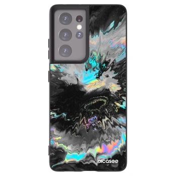 Picasee silikonski črni ovitek za Samsung Galaxy S21 Ultra 5G G998B - Magnetic