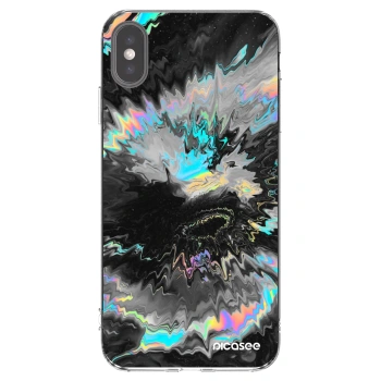 Picasee silikonski prozorni ovitek za Apple iPhone XS Max - Magnetic