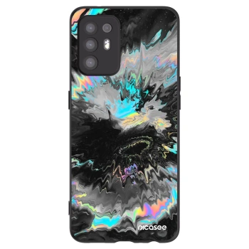 Picasee silikonski črni ovitek za OPPO A94 5G - Magnetic