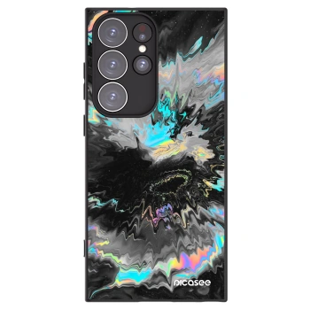 Picasee silikonski črni ovitek za Samsung Galaxy S23 Ultra 5G - Magnetic