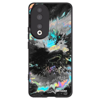 Picasee silikonski črni ovitek za Honor 90 5G - Magnetic