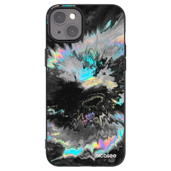 Picasee silikonski črni ovitek za Apple iPhone 15 Plus - Magnetic