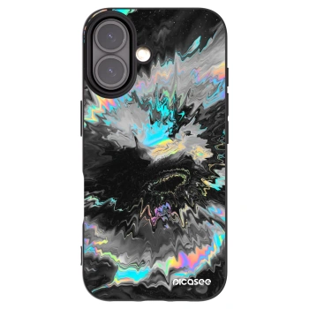 Picasee silikonski črni ovitek za Apple iPhone 16 - Magnetic