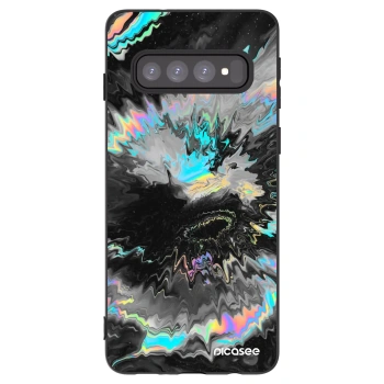 Picasee silikonski črni ovitek za Samsung Galaxy S10 G973 - Magnetic